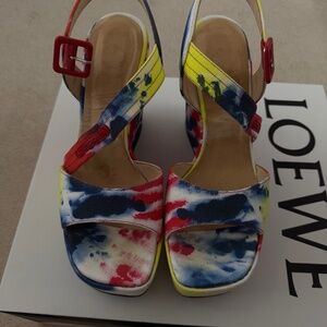 Loewe Paula’s Ibiza Tie-die sandals